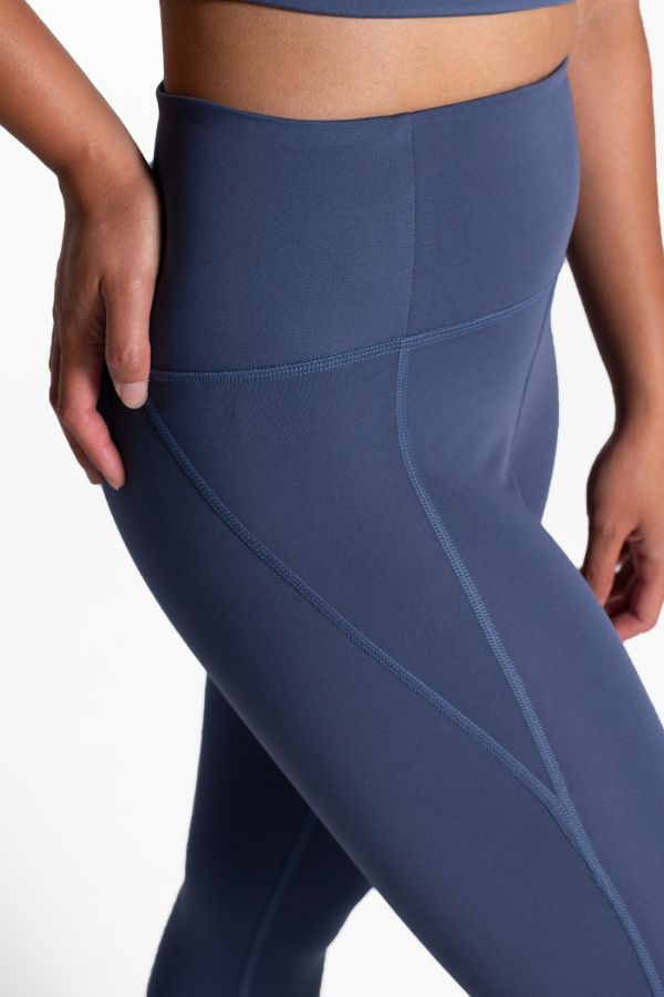 GIRLFRIEND COLLECTIVE // COMPRESSIVE HIGH RISE LEGGING - TANZANITE