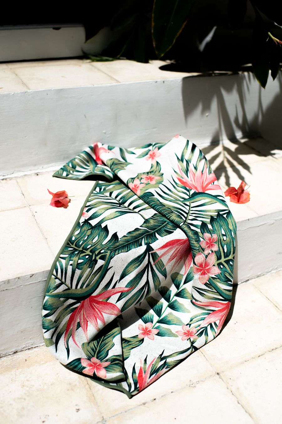 NOMADIX // YOGA TOWEL - PALMS PINK