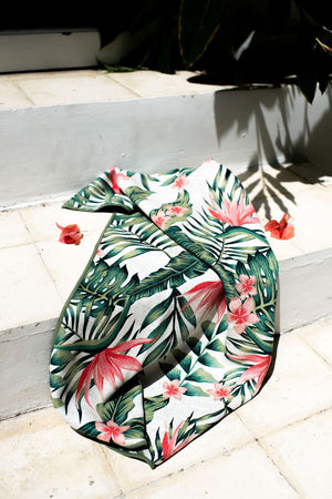 NOMADIX // YOGA TOWEL - PALMS PINK