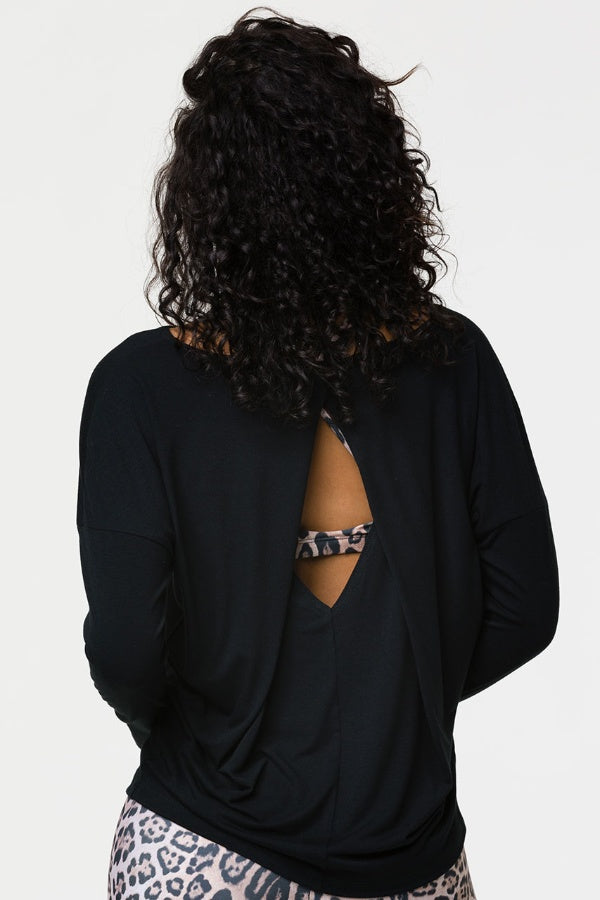ONZIE // DIAMOND BACK TOP - BLACK