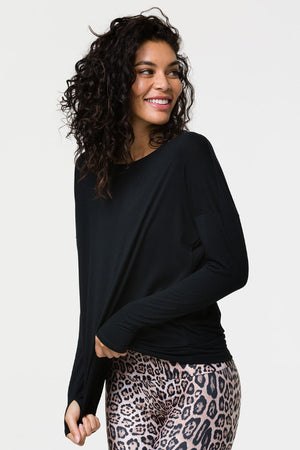 ONZIE // DIAMOND BACK TOP - BLACK