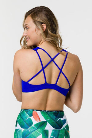 SEA YOGI // Onzie Mudra bra in royal, back