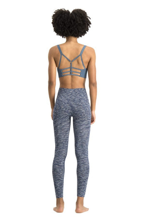 RUN & RELAX // LEYLA YOGA BAMBOO BRA - PETROL BLUE