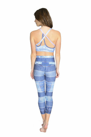SEA YOGI // Gobi Beachcomber Crop mallas de Niyama Sol, Tienda de Yoga, back
