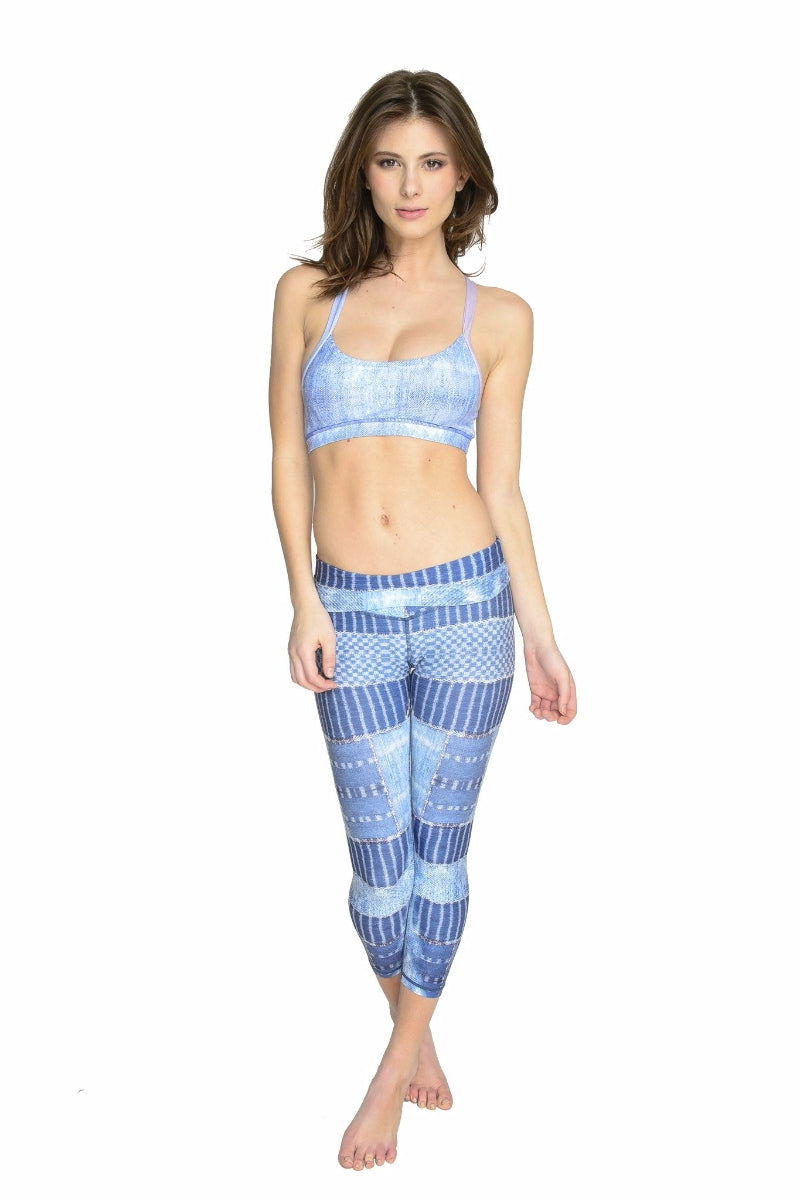 SEA YOGI // Gobi Beachcomber Crop mallas de Niyama Sol, Tienda de Yoga, front