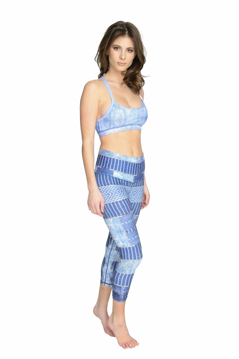 SEA YOGI // Gobi Beachcomber Crop mallas de Niyama Sol, Tienda de Yoga, right side