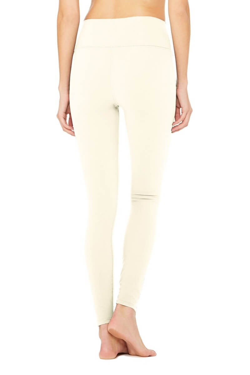 ALO YOGA // HIGH WAIST RIPPED WARRIOR LEGGING - PRISTINE