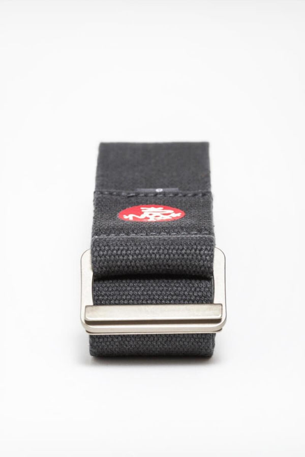 Sea Yogi - Align Yoga Strap Belt from Manduka in Thunder gray - folded