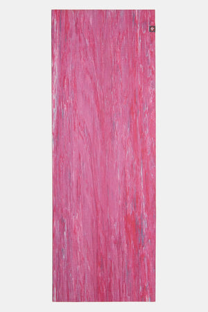 SEA YOGI Carval eKO Lite Yoga Mat from Manduka - laid flat - pink and blue - Online Yoga shop from Europe