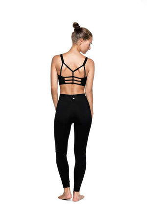 RUN & RELAX // LEYLA YOGA BAMBOO BRA - BEAUTIFUL BLACK
