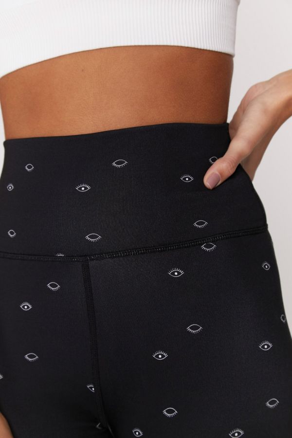 SPIRITUAL GANGSTER  // ESSENTIAL YOGA LEGGINGS - EYE PRINT