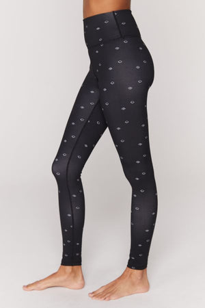 SPIRITUAL GANGSTER  // ESSENTIAL YOGA LEGGINGS - EYE PRINT