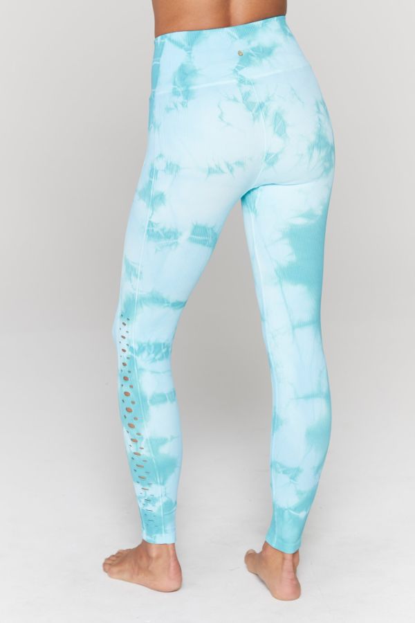 SPIRITUAL GANGSTER  // SELF LOVE YOGA LEGGINGS - ISLAND TIE DYE