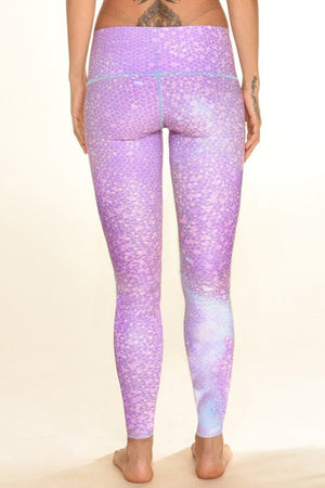 SEA YOGI // Mermaid Fairyqueen hot pant fro teeki in lavender, back
