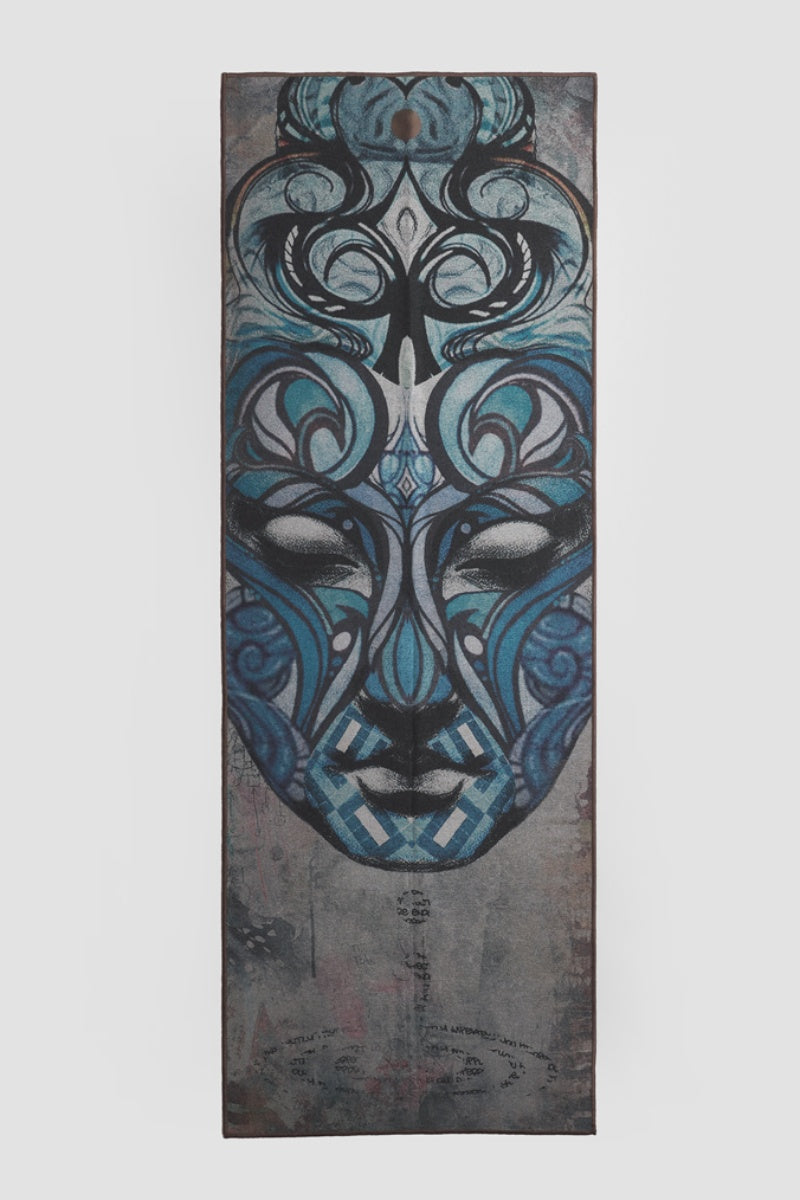 SEA YOGI // Yogitoes skidless towel in Valor style by Manduka, spread out image