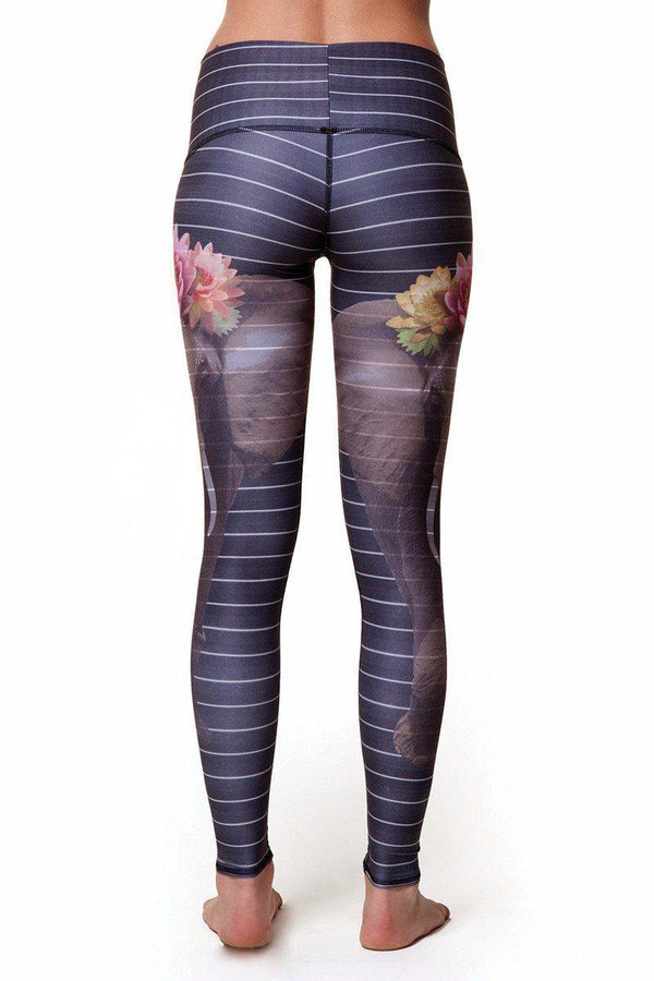 TEEKI LOVE THE ELEPHANT HOT PANT BACK IMAGE - Sea Yogi