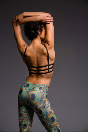 SEA YOGI Elastic Bra in Black by Onzie, Tienda de Yoga Online, back right