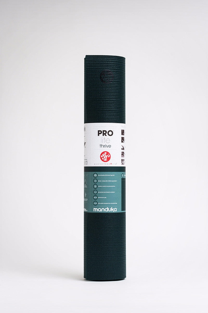MANDUKA PROLITE YOGA MAT THRIVE STYLE AND FRONT FACING IMAGE