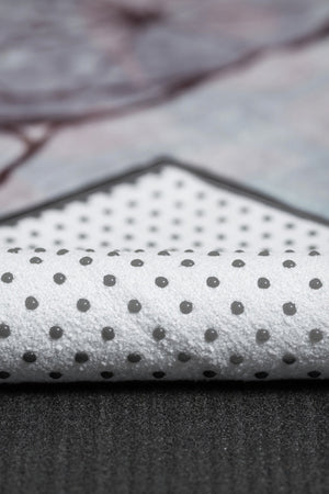 MANDUKA YOGITOES SKIDLESS MAT TOWEL IN STABILITY GANESH STYLE AND CLOSE UP FABRIC IMAGE