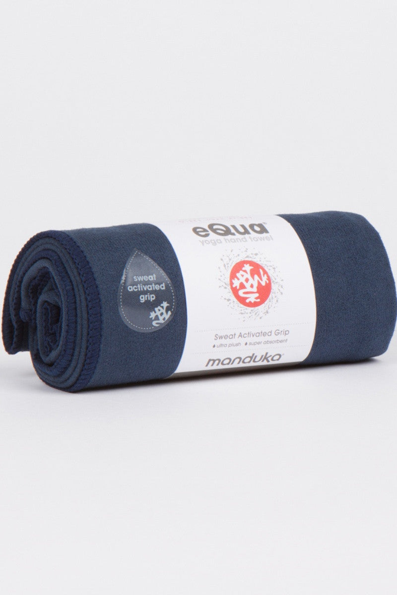 MANDUKA // eQUA HAND YOGA TOWEL - MIDNIGHT