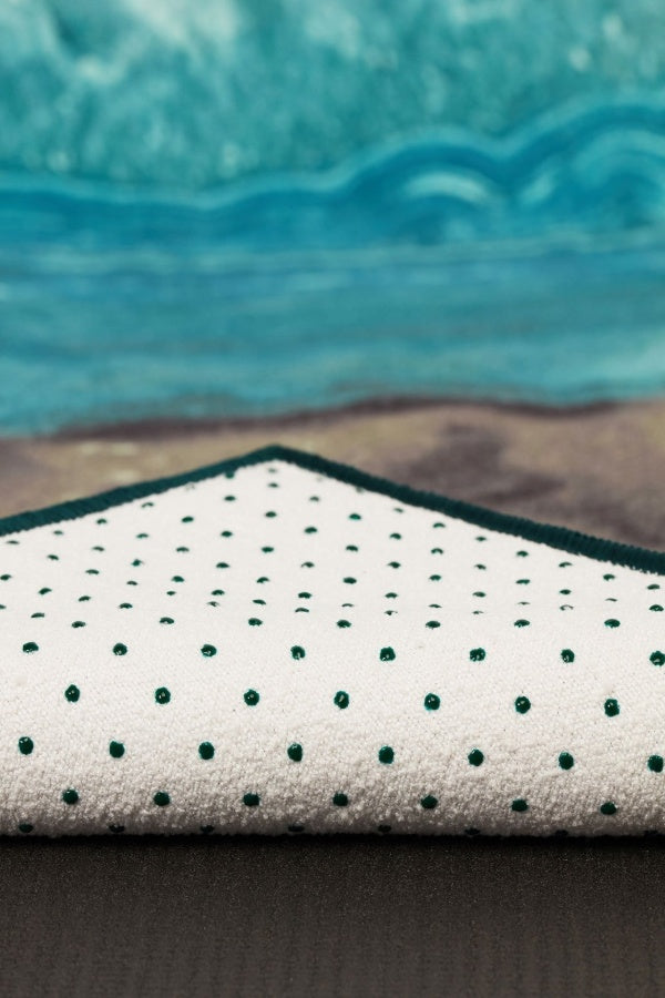 MANDUKA // YOGITOES SKIDLESS MAT TOWEL - CRYSTAL LAKE
